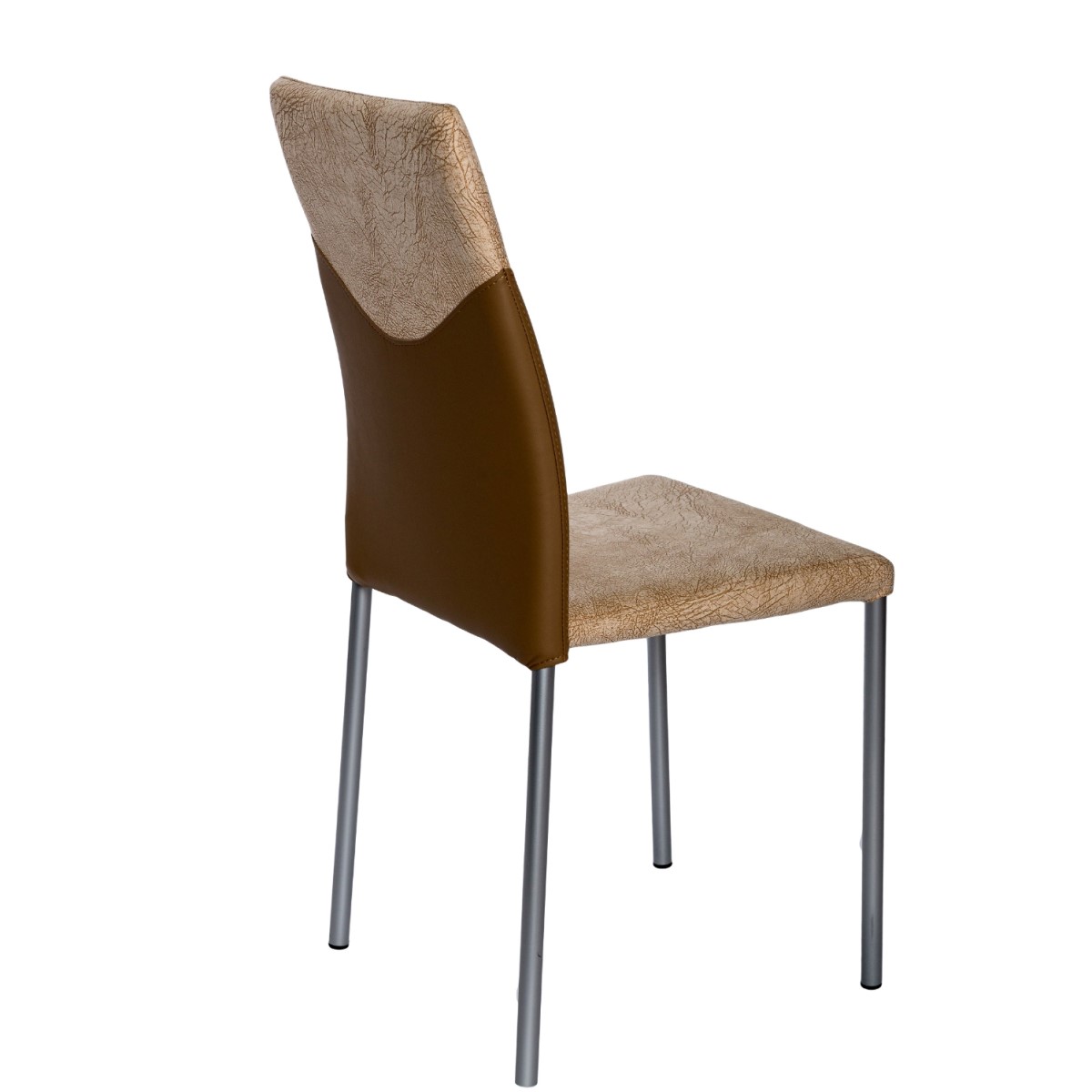 Scaun Celine , tapitat cu piele ecologica - imagine 4