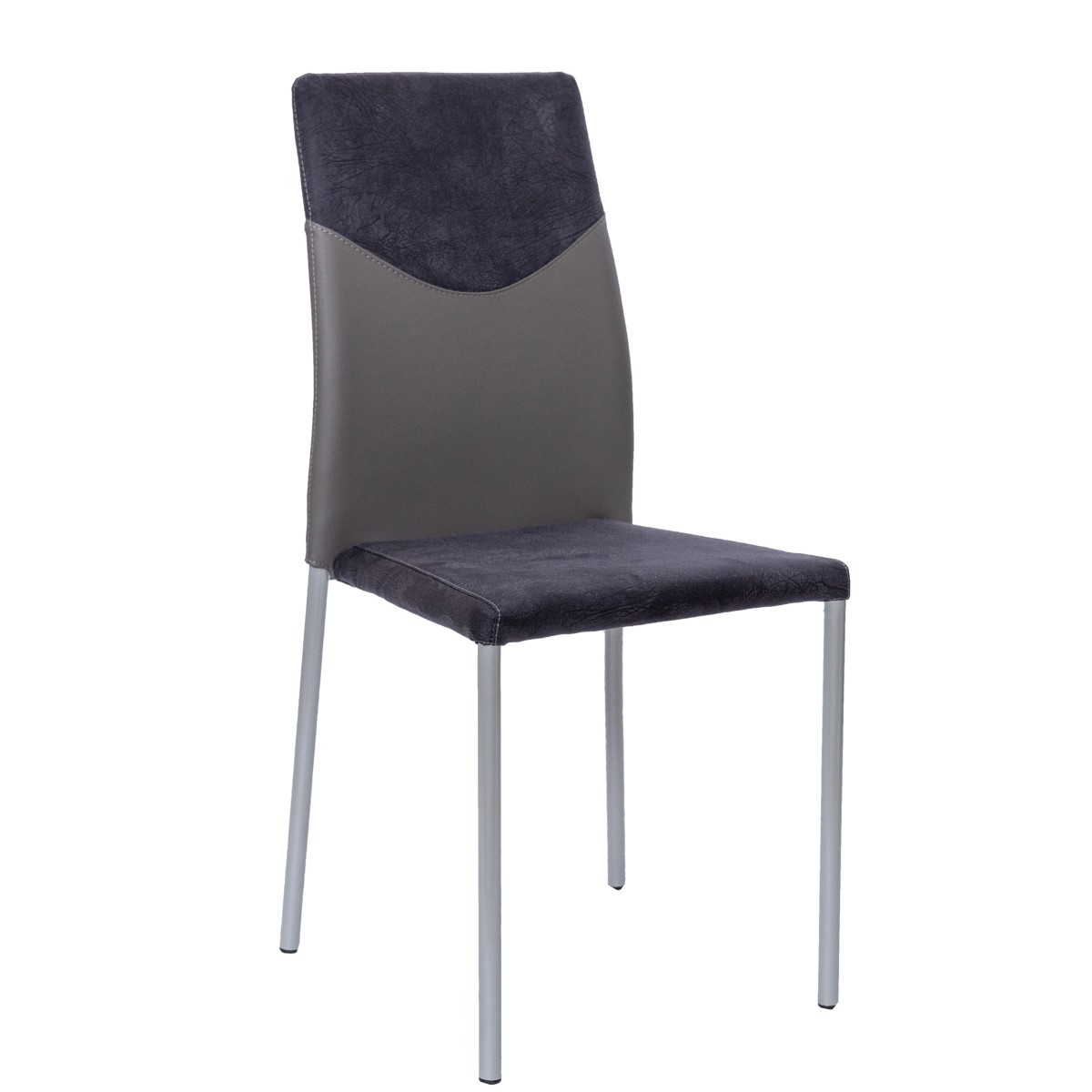 Scaun Celine , tapitat cu piele ecologica - imagine 5