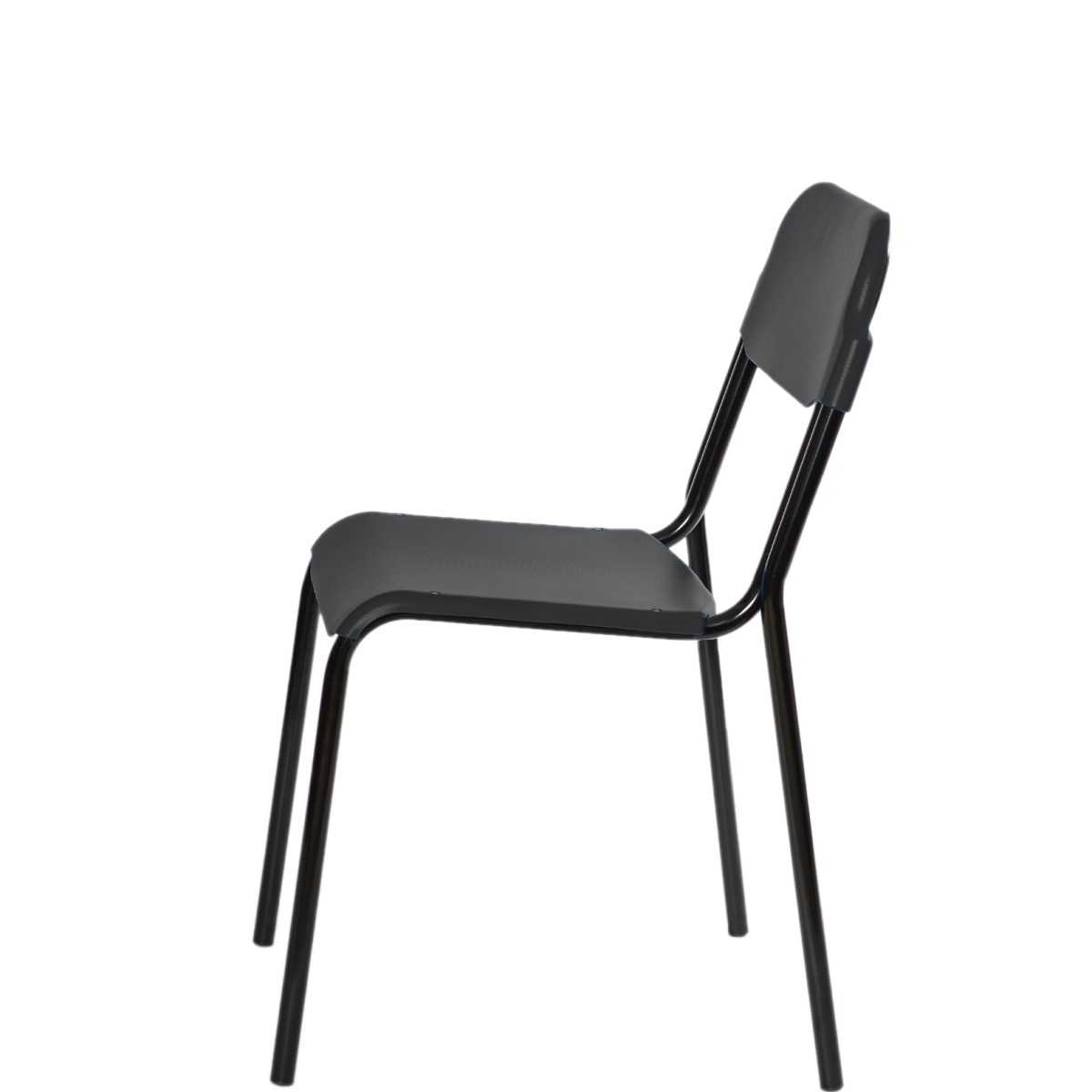 Scaun Lucky, din material plastic, cu cadru vopsit. - imagine 2